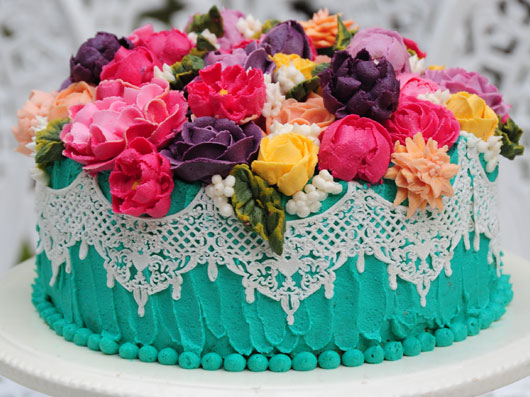 کیک بوکت | Bouquet cake