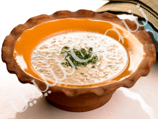 سوپ بادمجان کبابی
