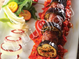 کباب گوشت و بادمجان (ترکیه)