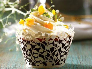 کاپ کیک زردآلو و هویج