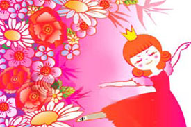 قصه کودکانه ملکه گل ها