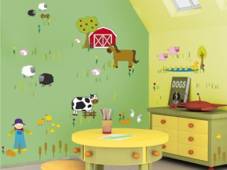 اتاق شاد برای کودک نقاش