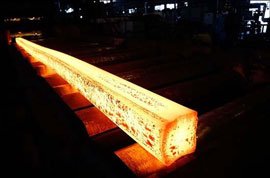 تولید شمش های فولادی در ذوب اهن اصفهان